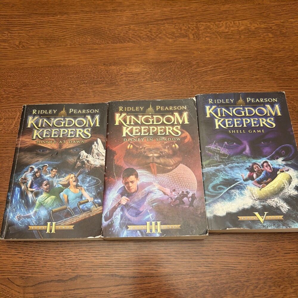 Disneys Kingdom Keepers Book Series 2,3, And 5 Paperback Set Ridley Pearson Set